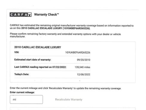 Used 2010 Cadillac Escalade Luxury image 17