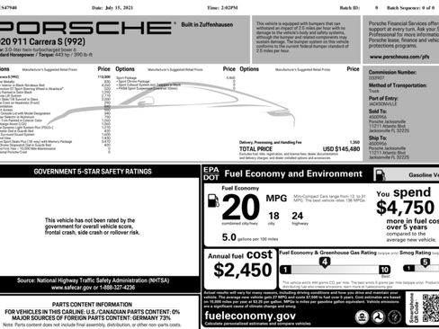 Used 2020 Porsche 911 Carrera S image 32