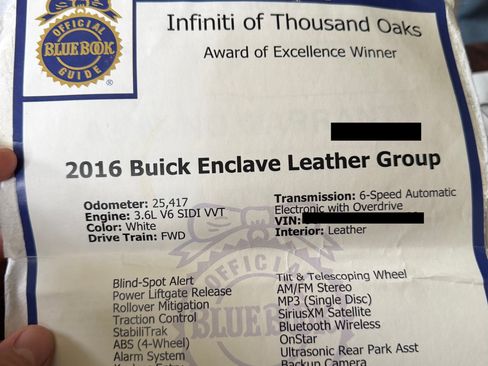 Used 2016 Buick Enclave Leather image 13