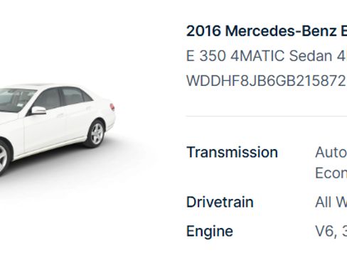 Used 2016 Mercedes-Benz E 350 4MATIC Sedan image 8