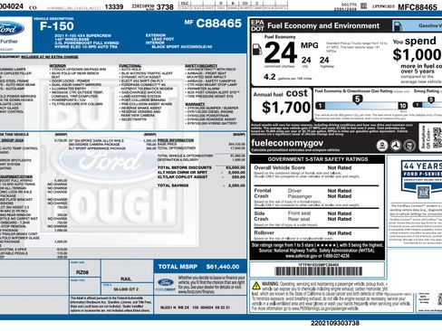 Used 2021 Ford F150 XLT w/ Equipment Group 302A High AWD/4WD image 15