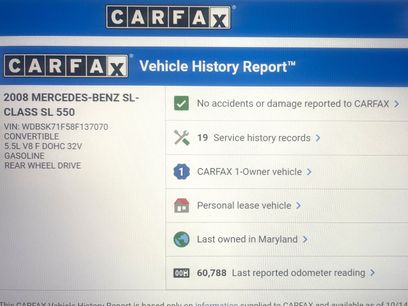 Used 2008 Mercedes-Benz SL 550