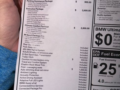 Used 2025 BMW X5 xDrive40i w/ Executive Package image 2