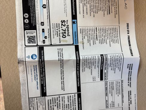 Used 2024 Cadillac CT4 Premium Luxury w/ Climate Package image 11