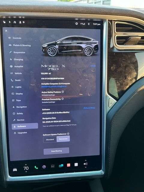 Used 2017 Tesla Model X 75D AWD/4WD image 5