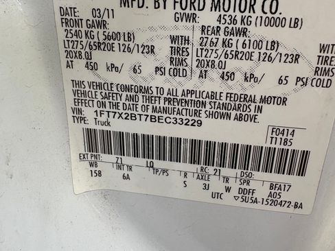 Used 2011 Ford F250 Lariat w/ Lariat Interior Pkg AWD/4WD image 16