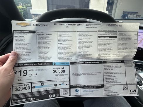 Used 2023 Chevrolet Corvette Stingray Preferred Conv w/ Z51 Performance Package image 18