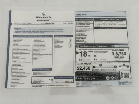 Used 2022 Maserati MC20 Coupe image 27