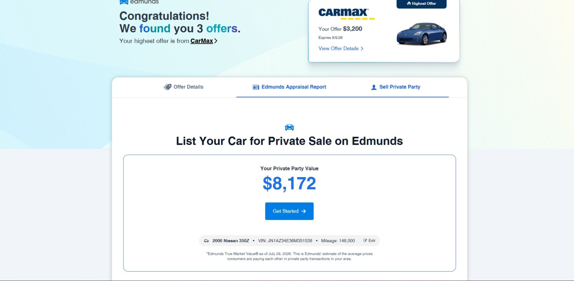 Used 2006 Nissan 350Z Grand Touring w/ (N93) Cargo Convenience Pkg RWD image 4