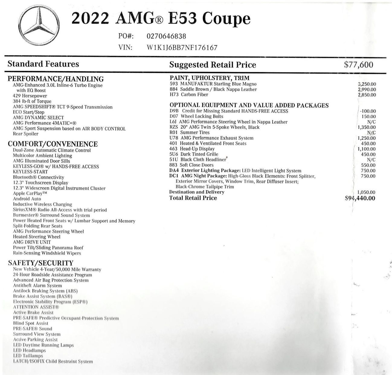 Used 2022 Mercedes-Benz E 53 AMG 4MATIC Coupe image 17