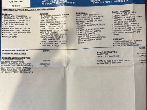 Used 2017 Ford Escape SE w/ SE Sport Appearance Package image 13