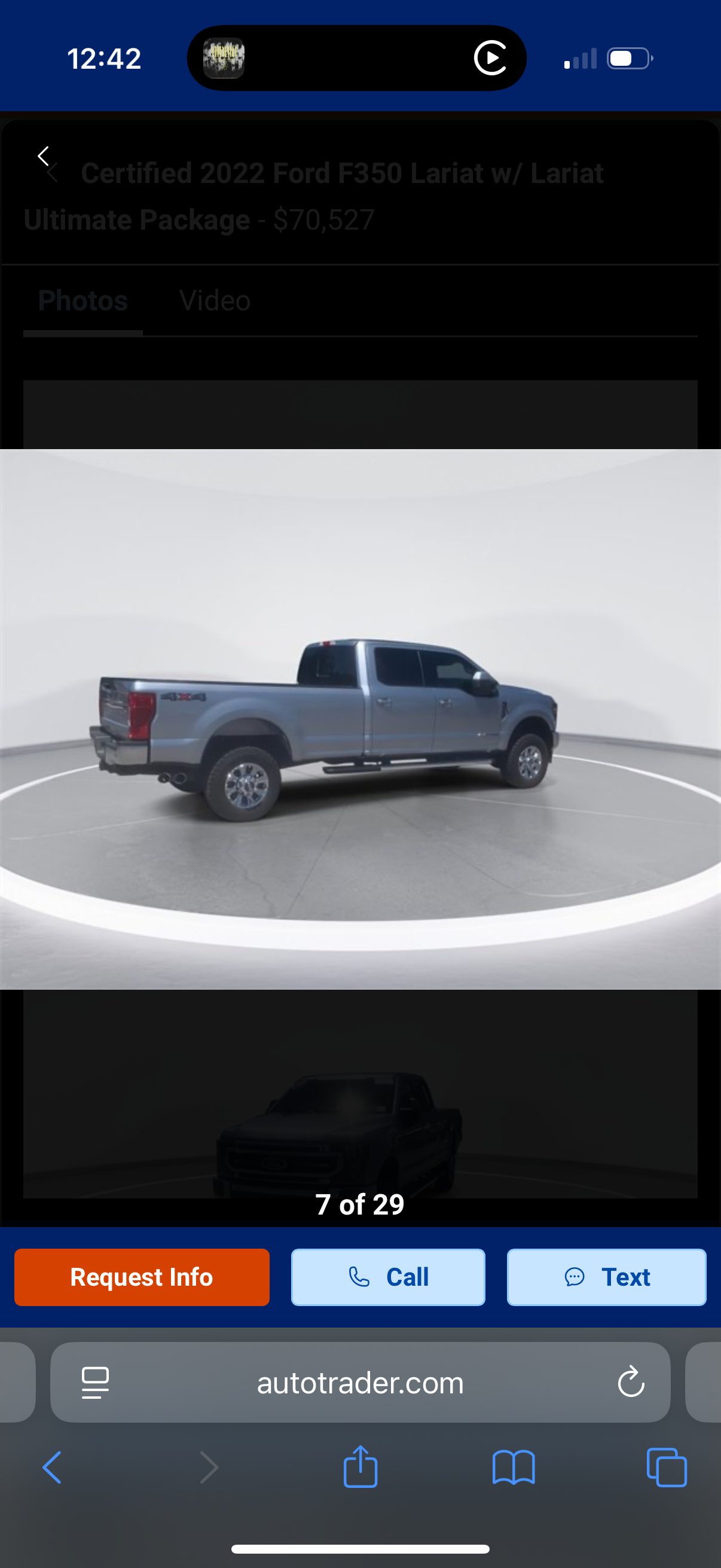 Used 2022 Ford F350 Lariat w/ Lariat Ultimate Package AWD/4WD image 6