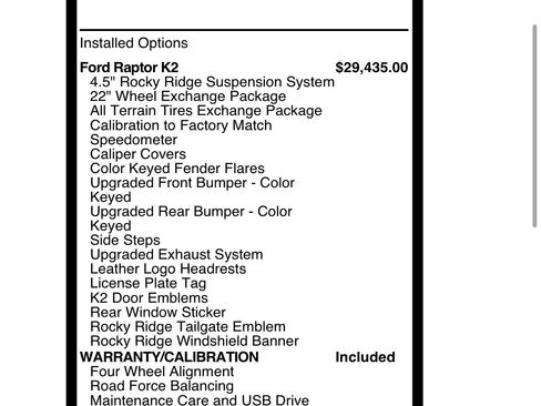 Used 2020 Ford F150 Raptor w/ Equipment Group 802A Luxury image 5