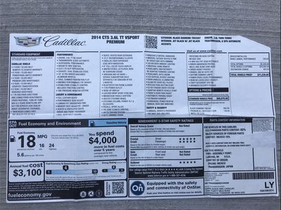 Used 2014 Cadillac CTS Vsport Premium