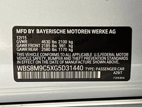 Used 2016 BMW M3 Sedan image 20