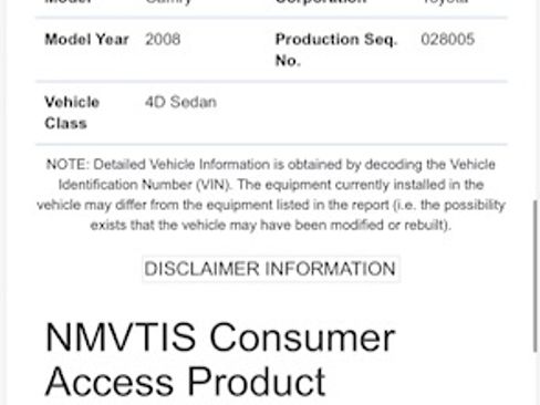 Used 2008 Toyota Camry LE image 13