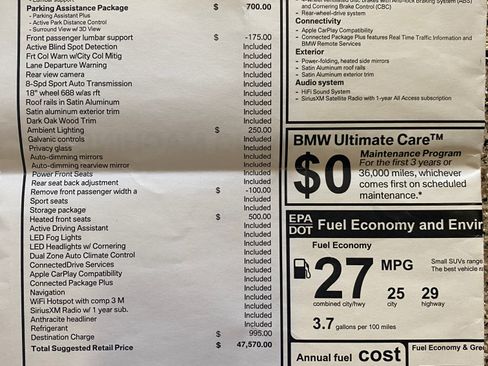 Used 2021 BMW X3 sDrive30i w/ Convenience Package RWD image 16