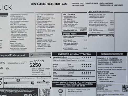 Used 2022 Buick Encore Preferred w/ Safety Package II image 14