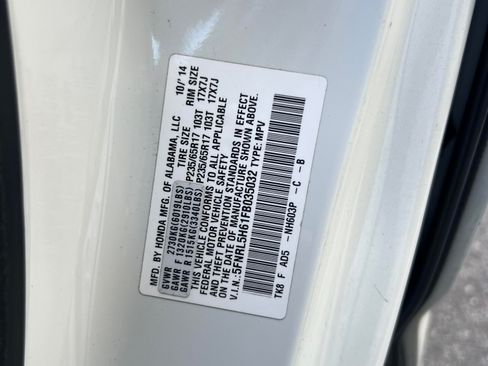 Used 2015 Honda Odyssey EX-L image 15