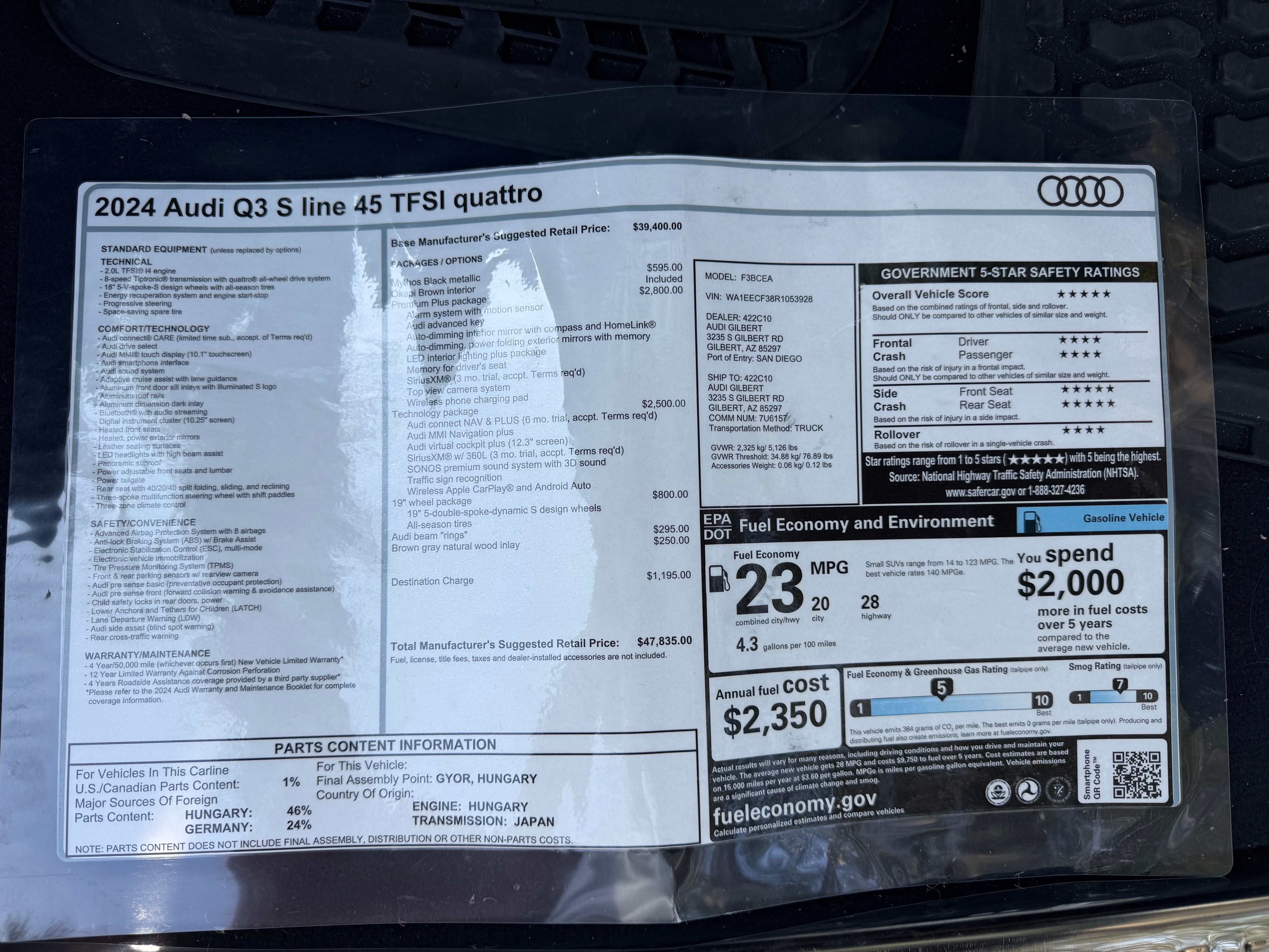 Used 2024 Audi Q3 2.0T Premium Plus AWD/4WD image 25