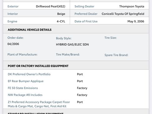 Used 2006 Toyota Prius image 17