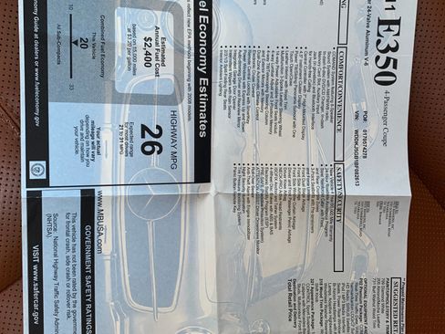 Used 2011 Mercedes-Benz E 350 Coupe image 10