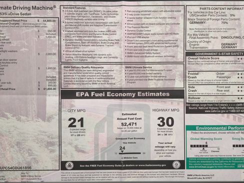 Used 2012 BMW 535i xDrive Sedan image 24