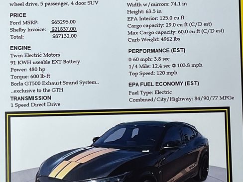 Used 2023 Ford Mustang Mach-E GT AWD/4WD image 15