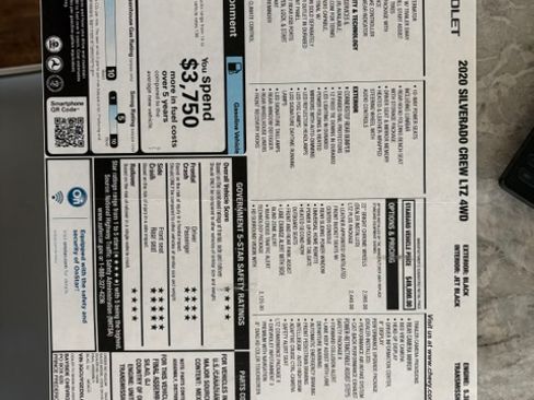 Used 2020 Chevrolet Silverado 1500 LTZ w/ LTZ Plus Package image 2