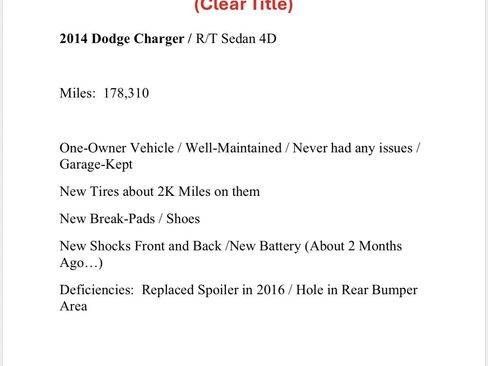 Used 2014 Dodge Charger R/T w/ Wheels & Tunes Group image 4