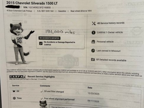 Used 2015 Chevrolet Silverado 1500 LT w/ LT Convenience Package image 14