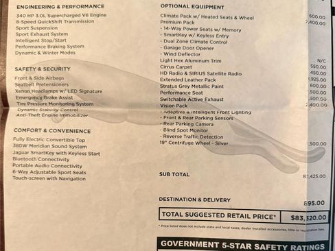 Used 2014 Jaguar F-TYPE Convertible image 29