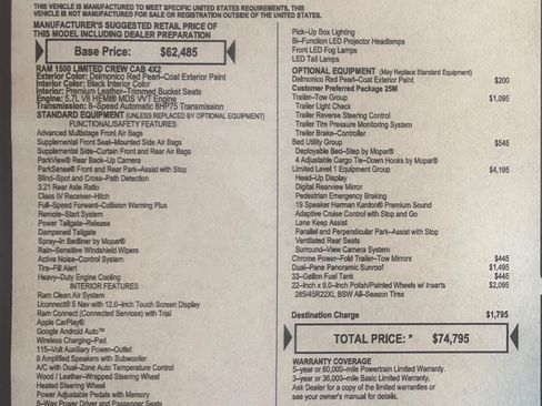 Used 2022 RAM 1500 Limited image 17