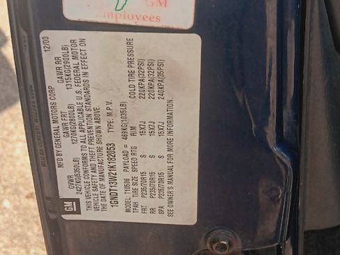 Used 2001 Chevrolet Blazer LS w/ Preferred Equipment Group image 8