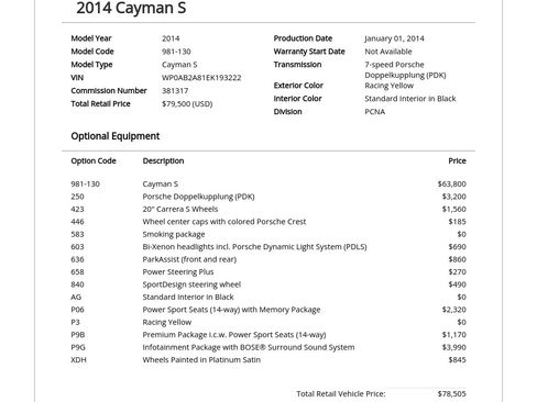 Used 2014 Porsche Cayman S image 24