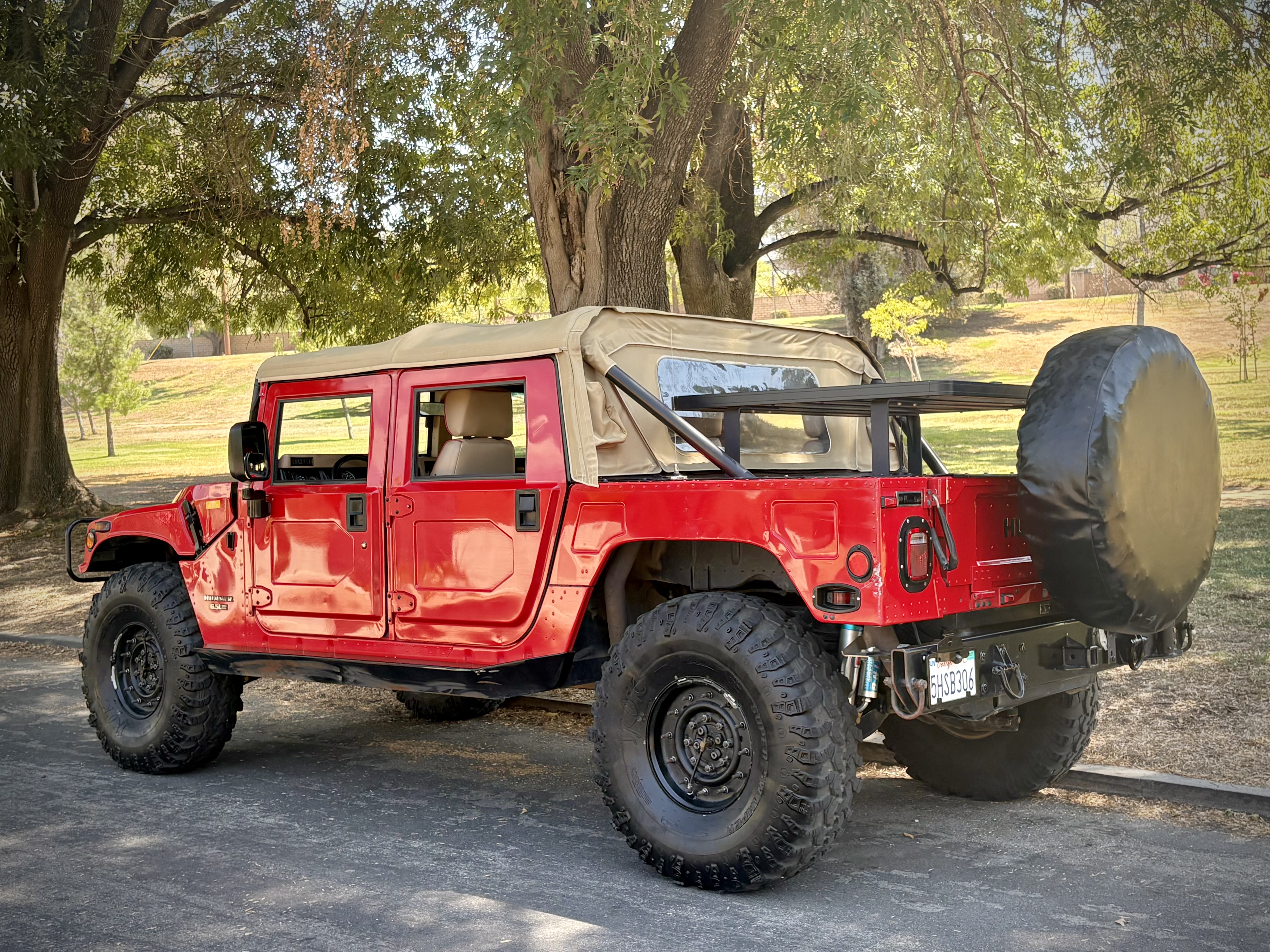 Used 1997 HUMMER H1 4-Door Open Top AWD/4WD image 4