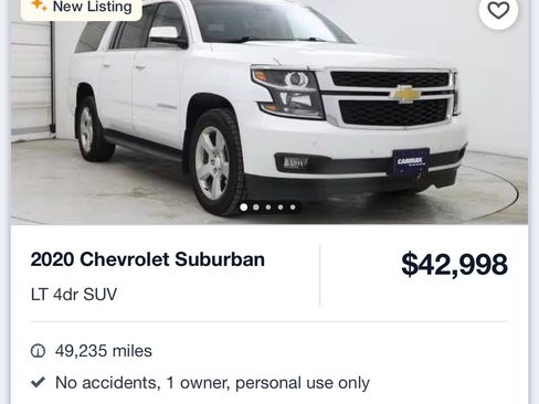 Used 2020 Chevrolet Suburban LT w/ Max Trailering Package image 14