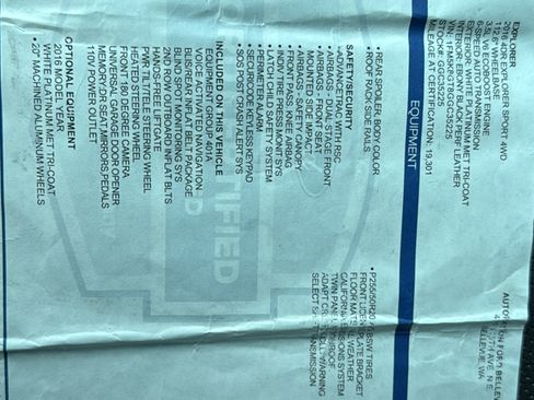 Used 2016 Ford Explorer Sport w/ Equipment Group 401A image 18