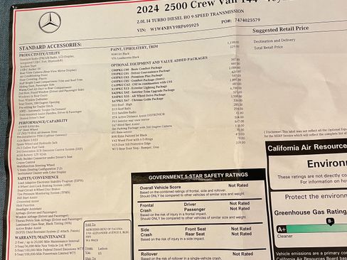 Used 2024 Mercedes-Benz Sprinter 2500 image 23