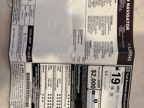 Used 2019 Lincoln Navigator Select w/ Technology Package image 13