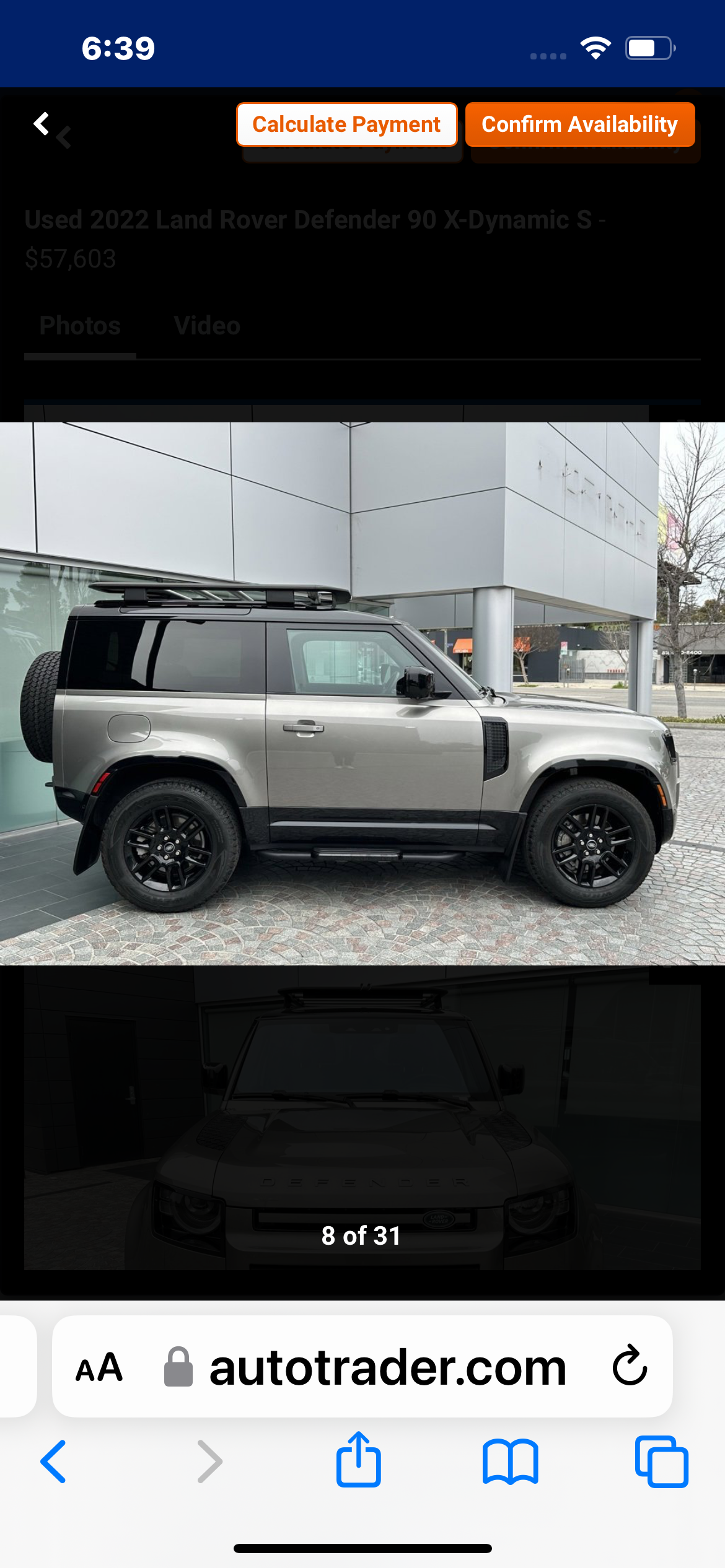 Used 2022 Land Rover Defender 90 X-Dynamic S AWD/4WD image 5