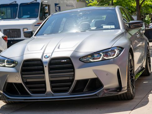 Used 2023 BMW M3 w/ M Carbon Exterior Package RWD image 1