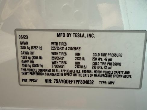 Used 2023 Tesla Model Y Performance AWD/4WD image 10