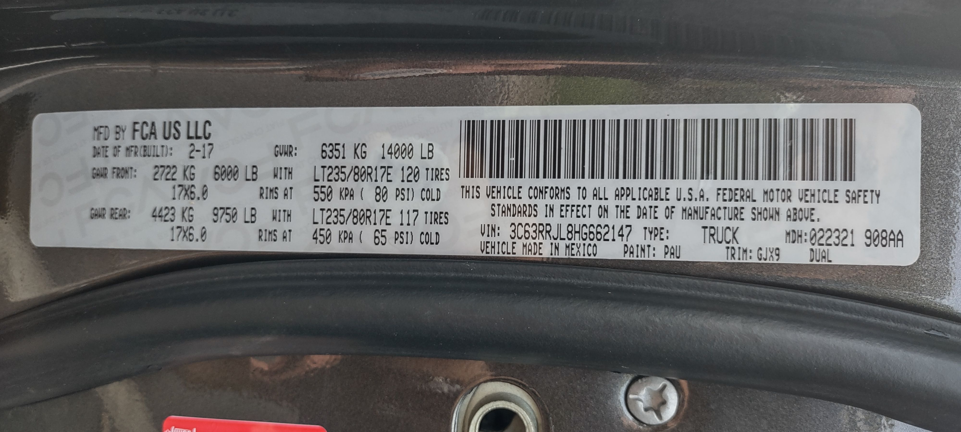 Used 2017 RAM 3500 Laramie AWD/4WD image 5