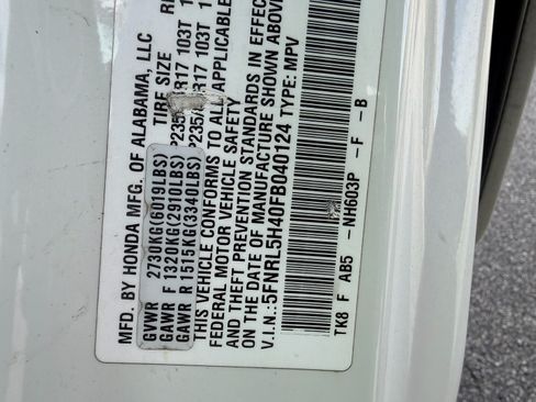 Used 2015 Honda Odyssey EX image 10