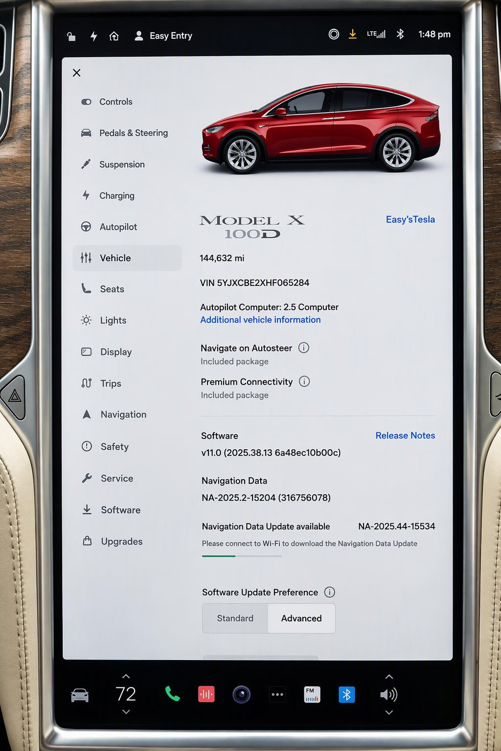 Used 2017 Tesla Model X 100D AWD/4WD image 13