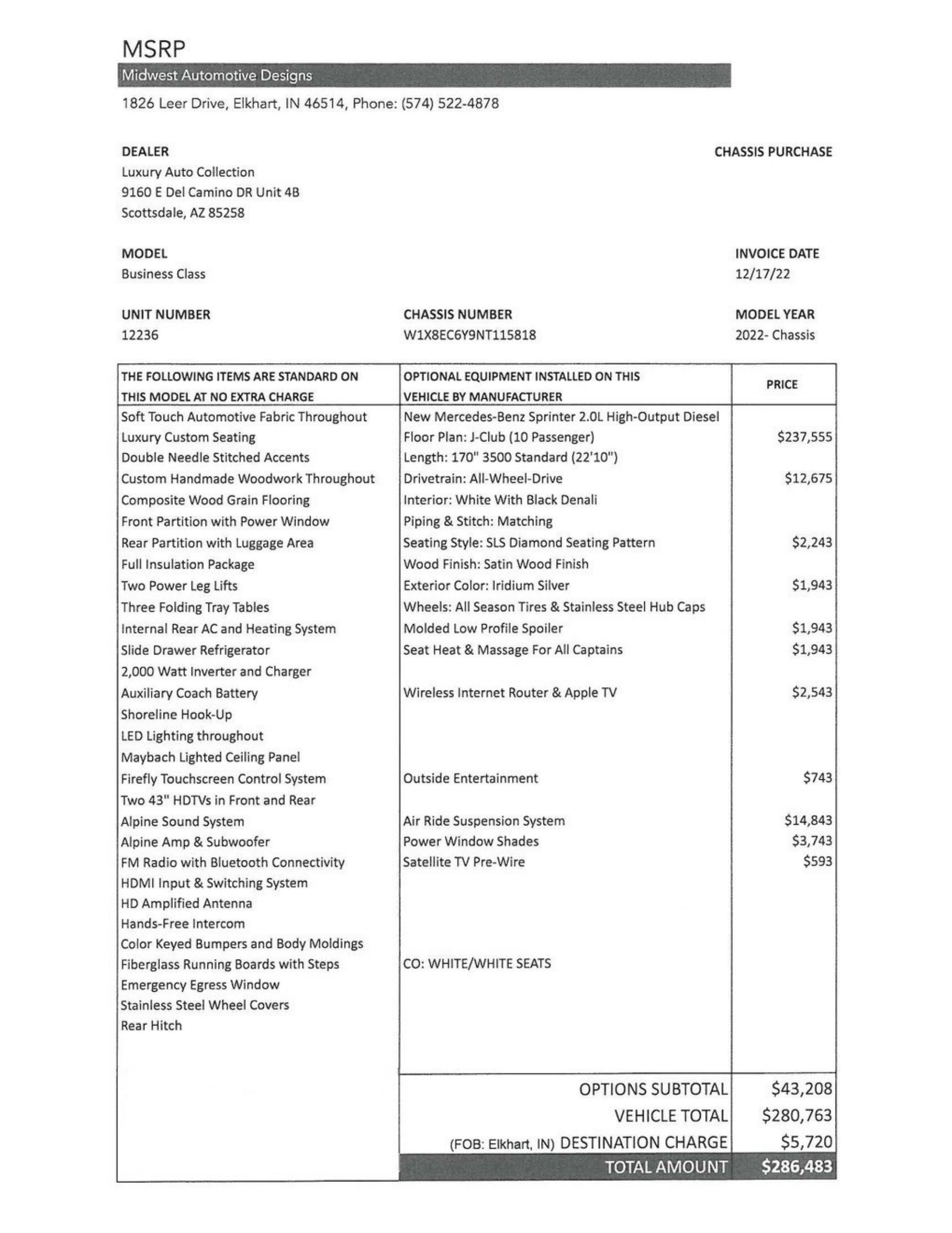 Used 2022 Mercedes-Benz Sprinter 3500 image 2
