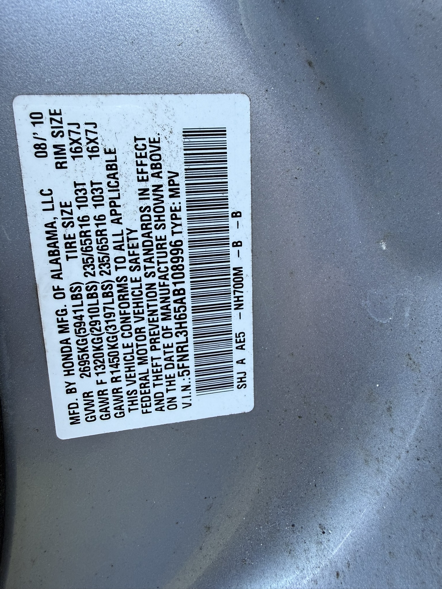 Used 2010 Honda Odyssey EX-L image 23