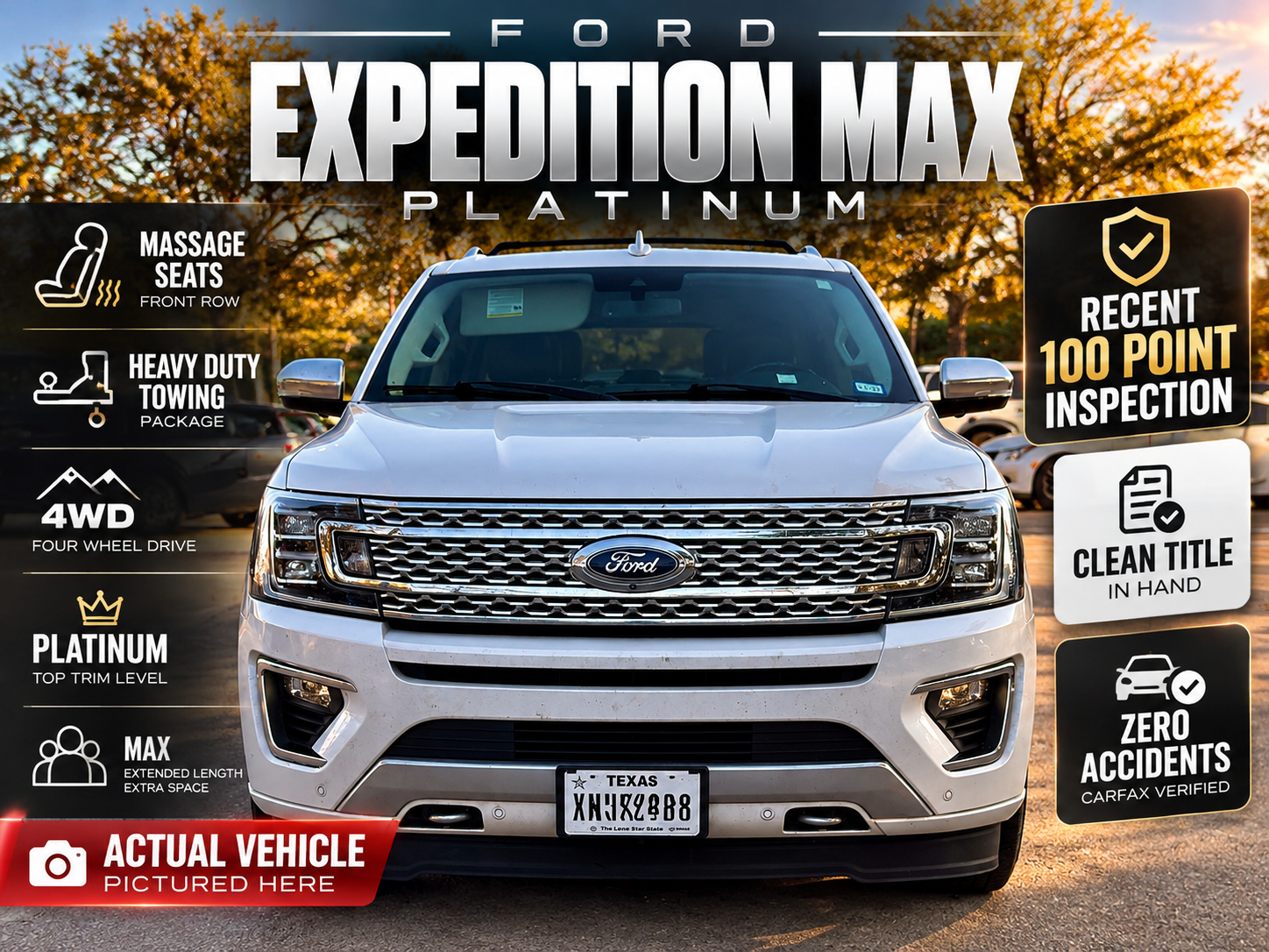 Used 2019 Ford Expedition Max Platinum AWD/4WD image 4