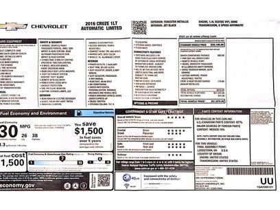 Used 2016 Chevrolet Cruze LT